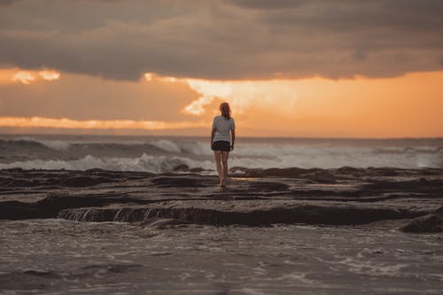 Woman and Sea