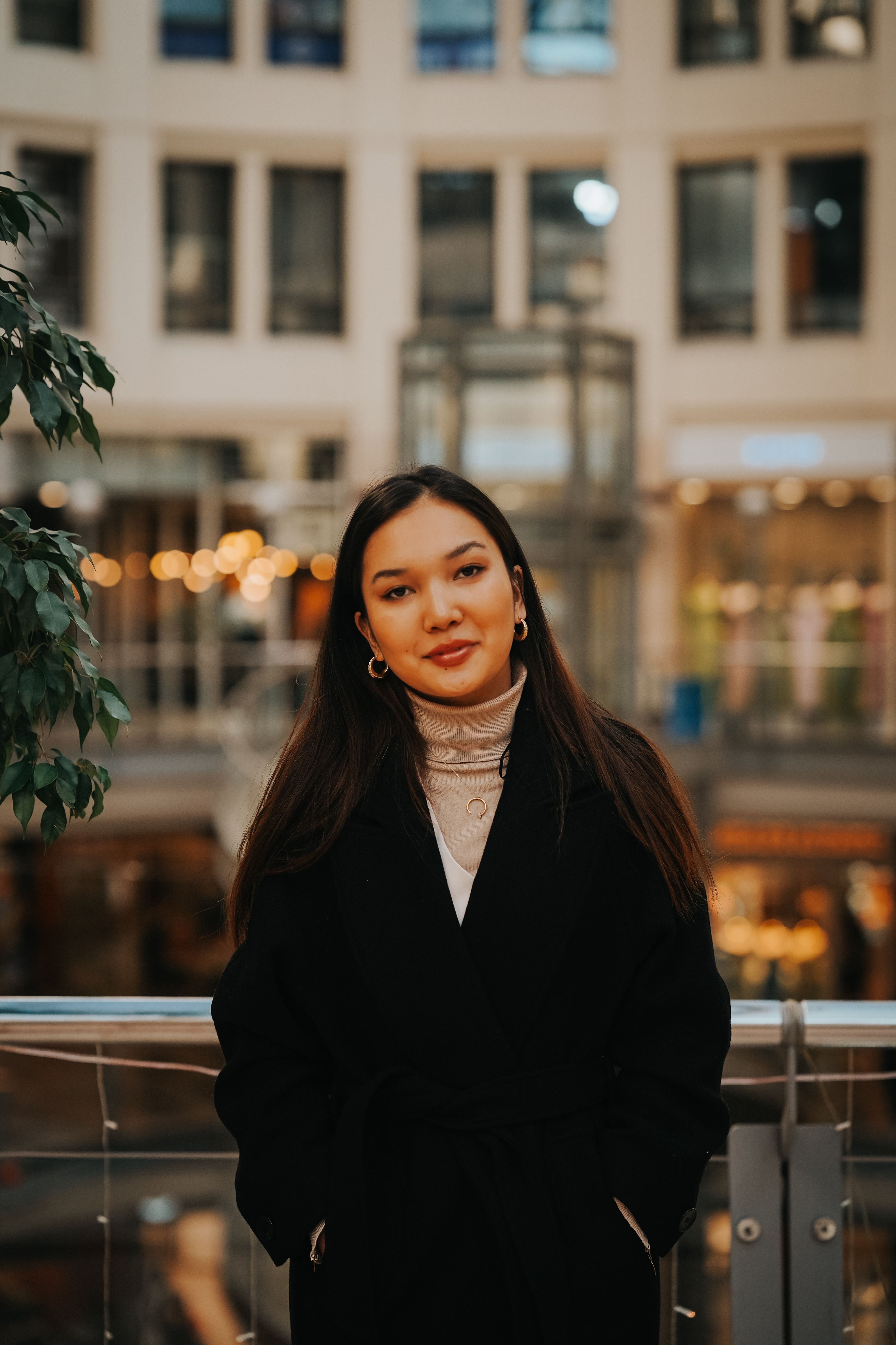 Portrait of Woman in Black Coat · Free Stock Photo