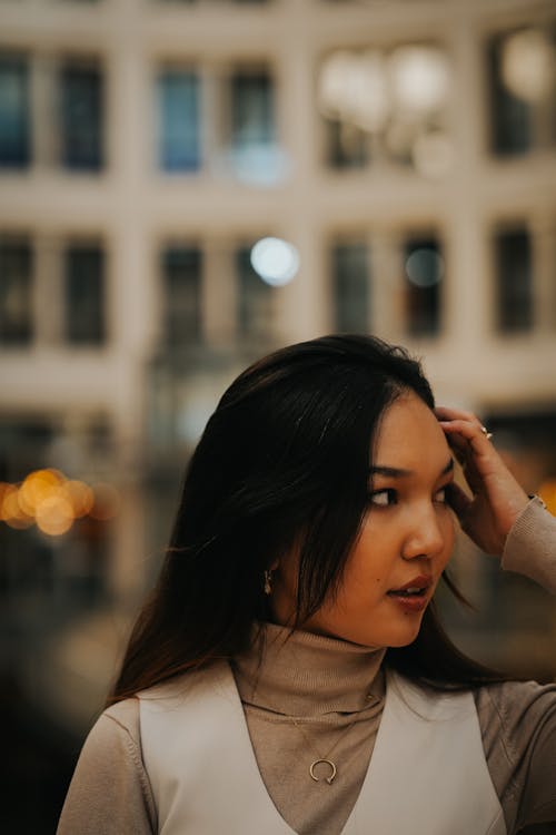 Ingyenes stockfotó a haj rögzítése, álló kép, ázsiai nő témában