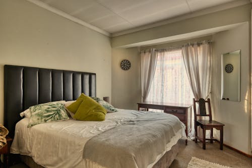 Large Bed in a Cozy Hotel Room