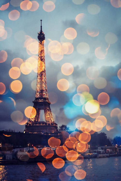 Free Eiffel Tower of Paris Stock Photo
