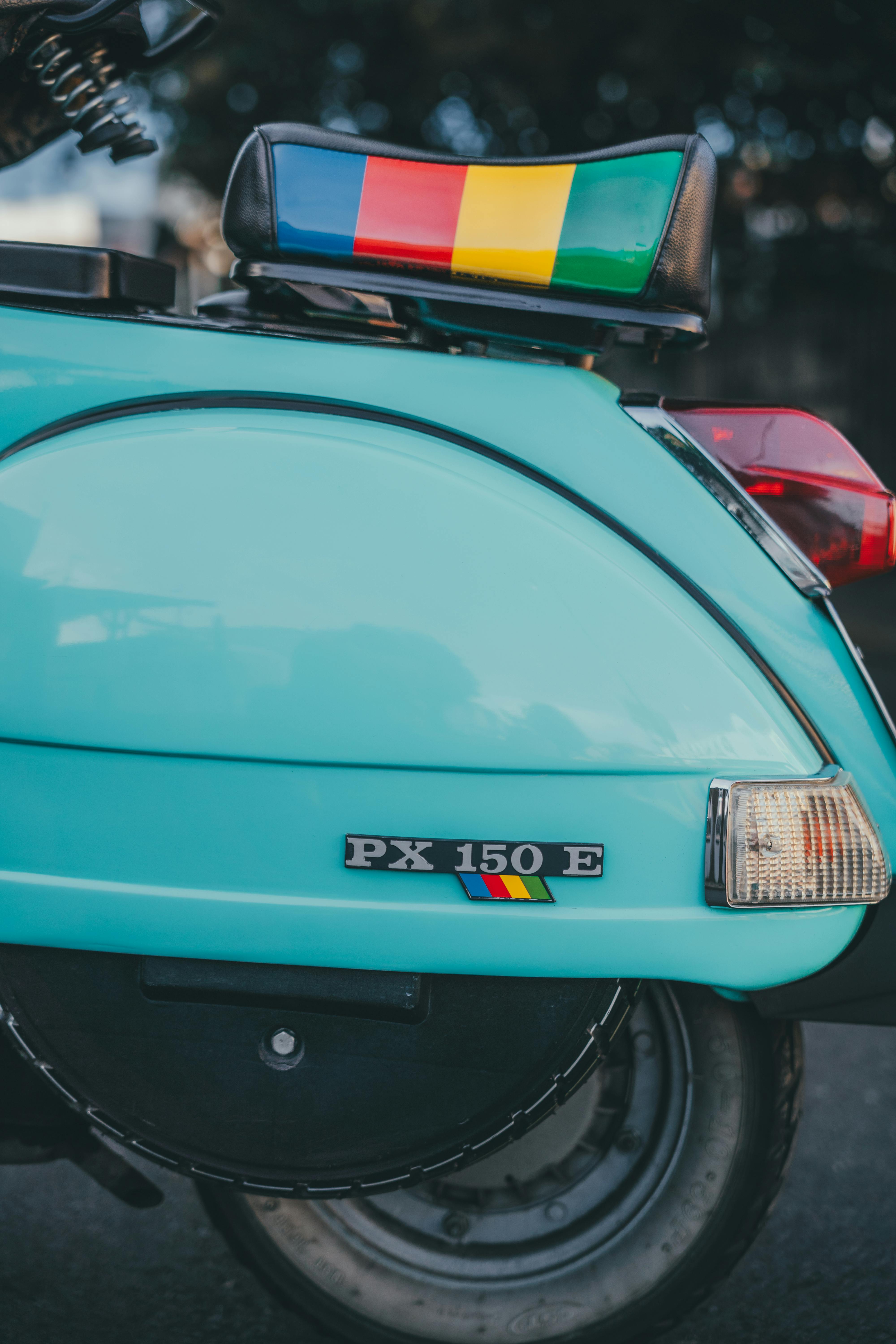 tail lights of vespa px