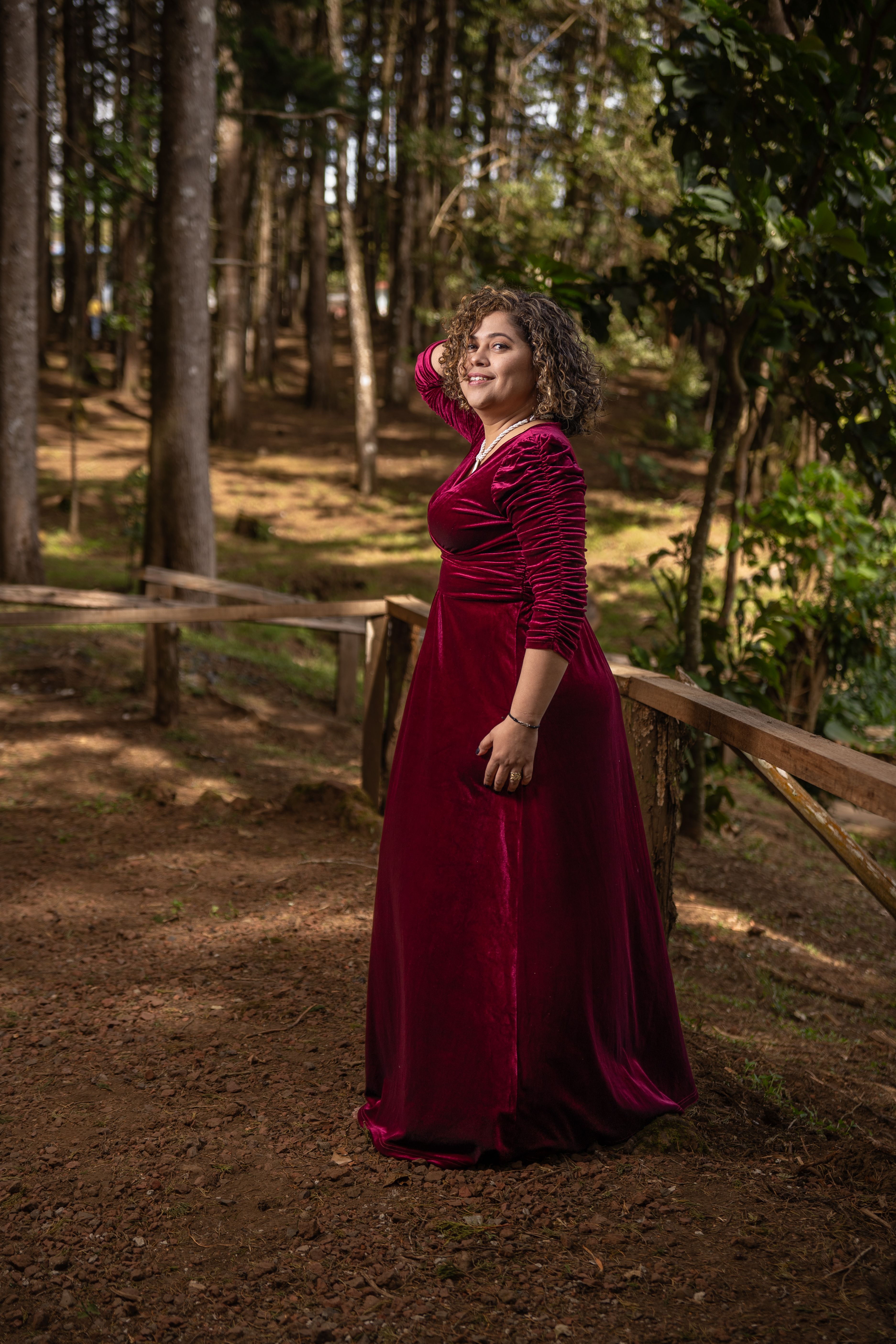A Woman Posing in a Dress · Free Stock Photo