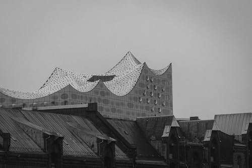 elbphilharmonie, 地標, 屋頂 的 免费素材图片