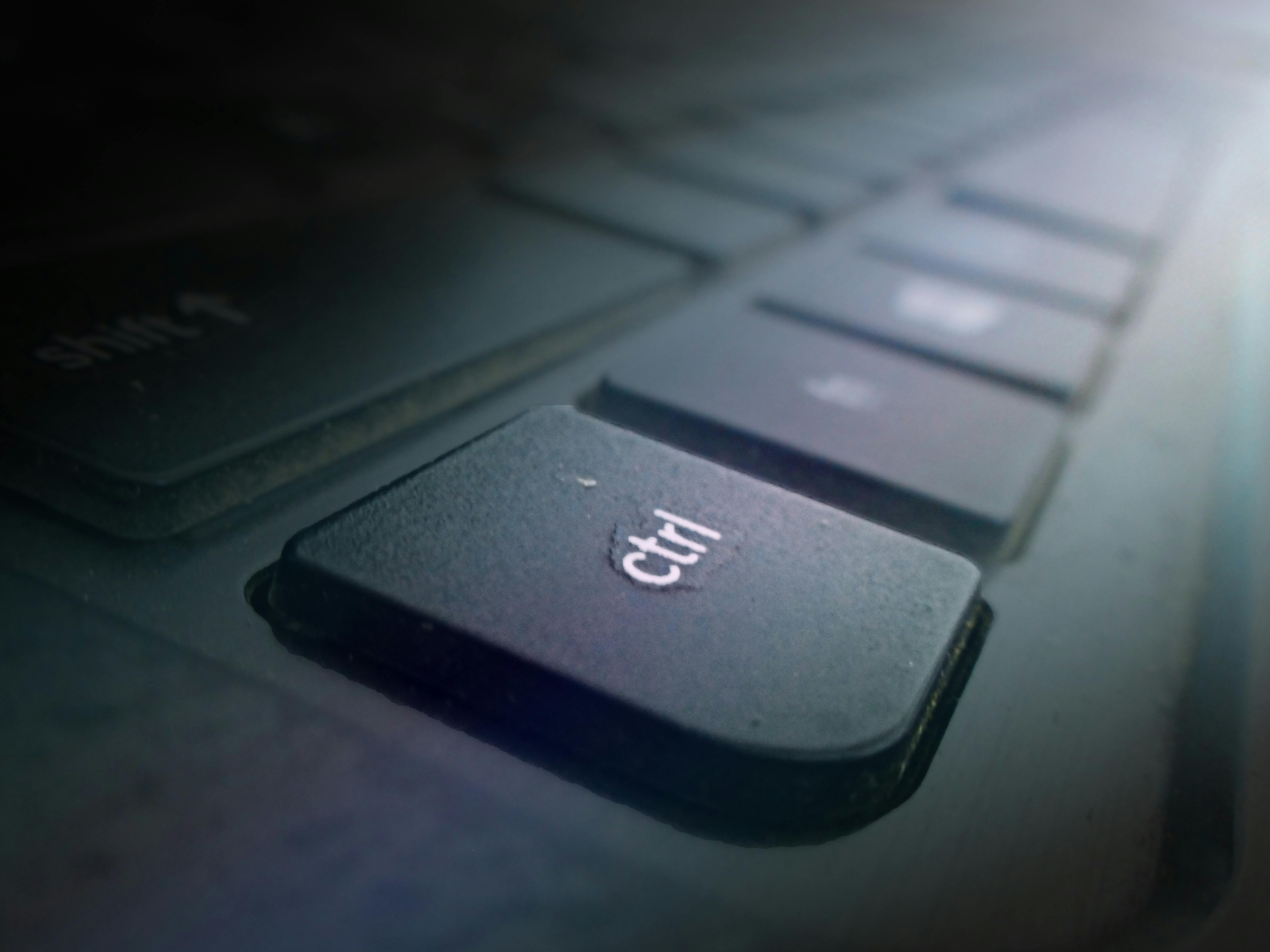 Free stock photo of Close-up shot of a computer keyboard
