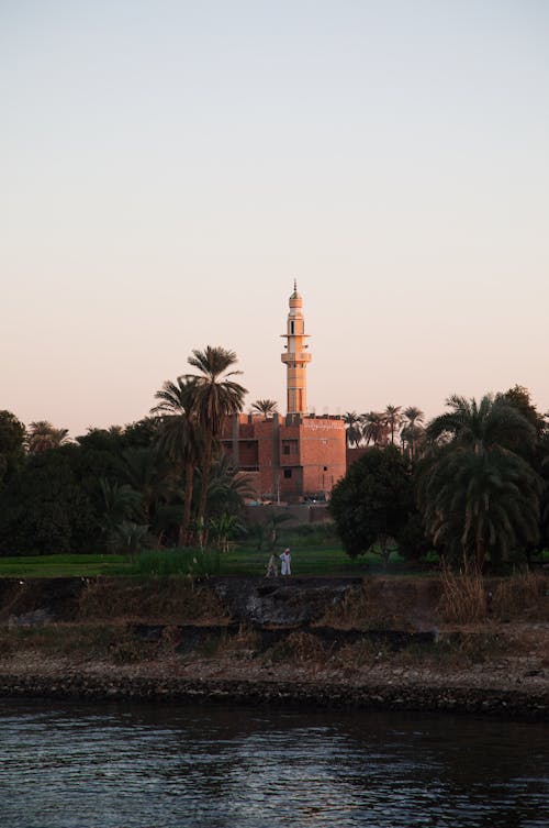 A mosque on the banks of the nile