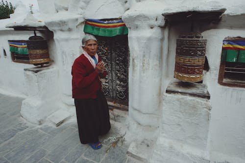 Immagine gratuita di anziano, buddista, campane