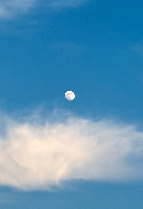 Darmowe zdjęcie z galerii z księżyc, ranek