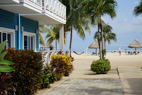 House by Tropical Beach