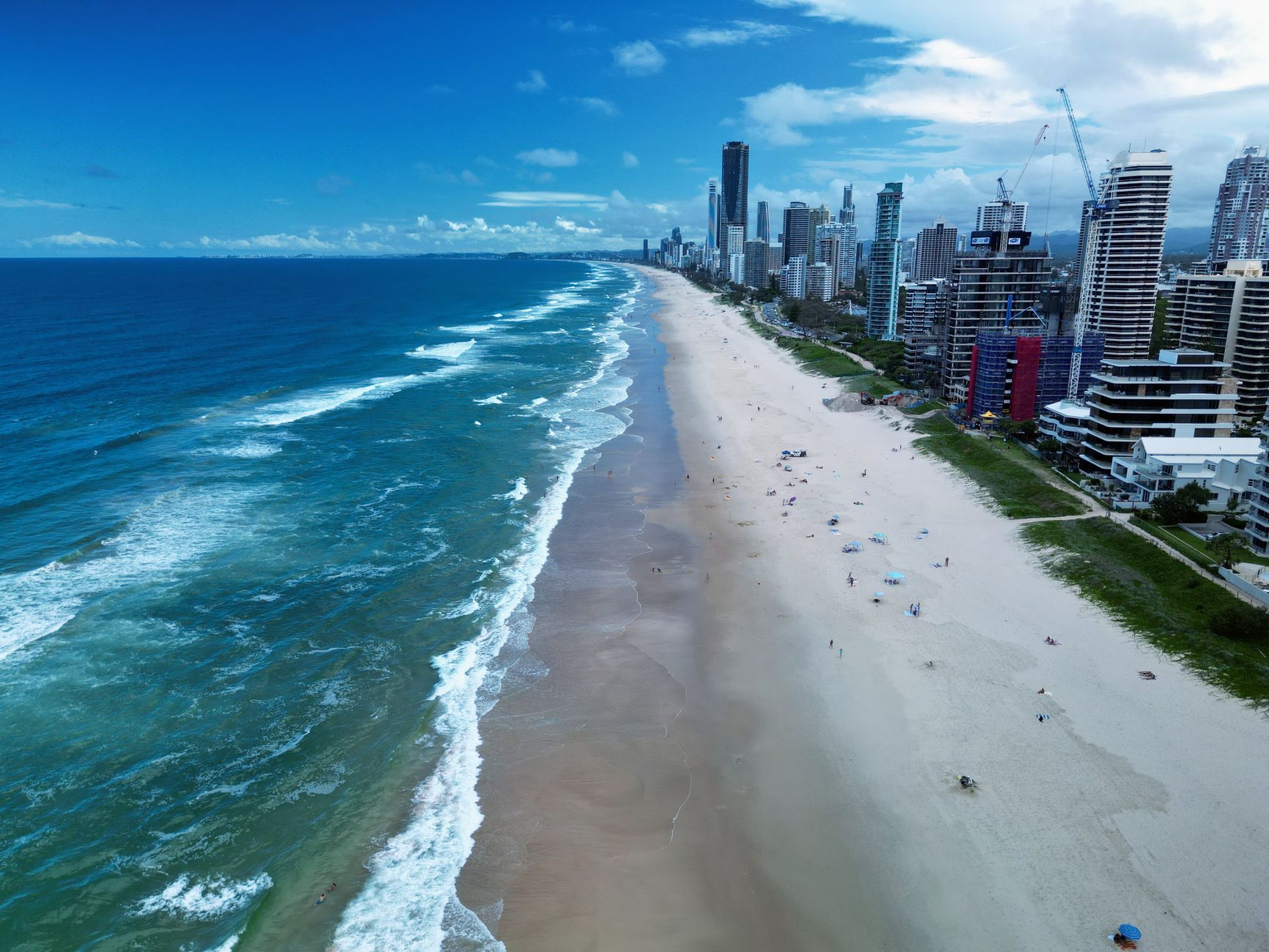 surfers paradise gold coast beach skyline high rise