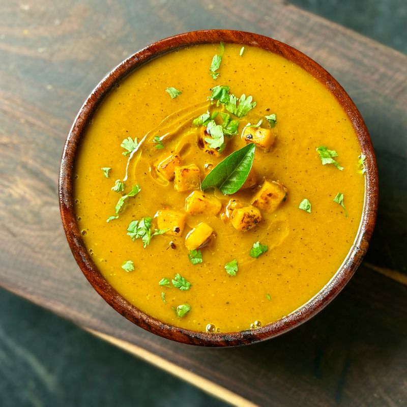 Curried Pumpkin and Coconut Soup