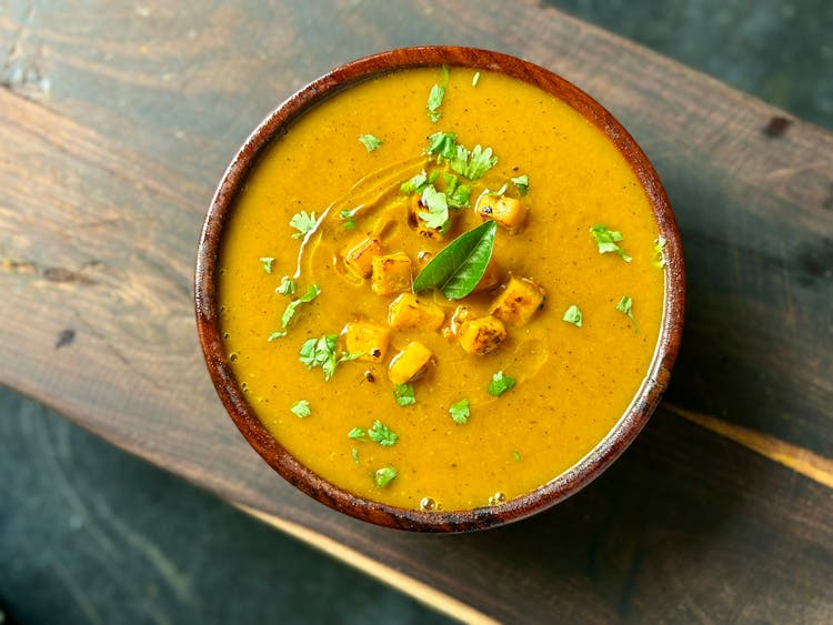 Pumpkin Soup With Herbs