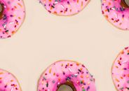 Close-Up Photo of Pink Donuts