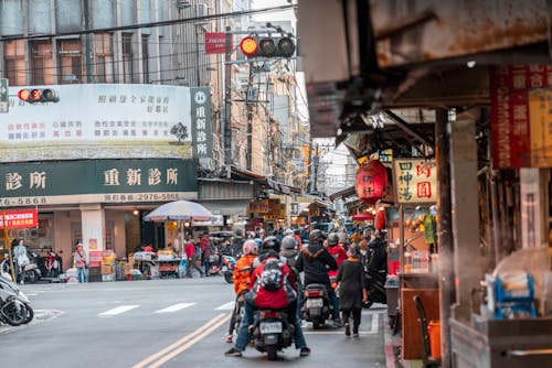 Traffic in Asian City