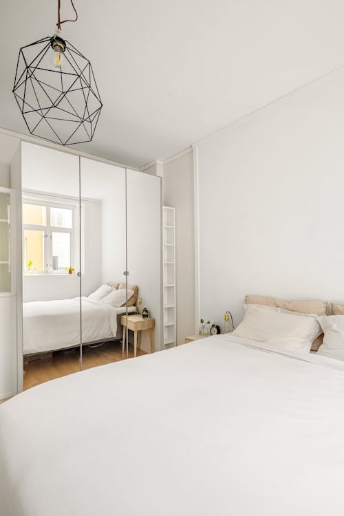 Gratis stockfoto met bed, garderobe, interieurontwerp