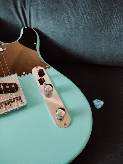 Light Green Electric Guitar