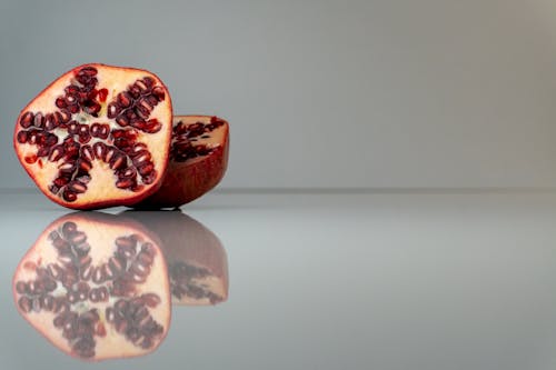 Halves of Pomegranate