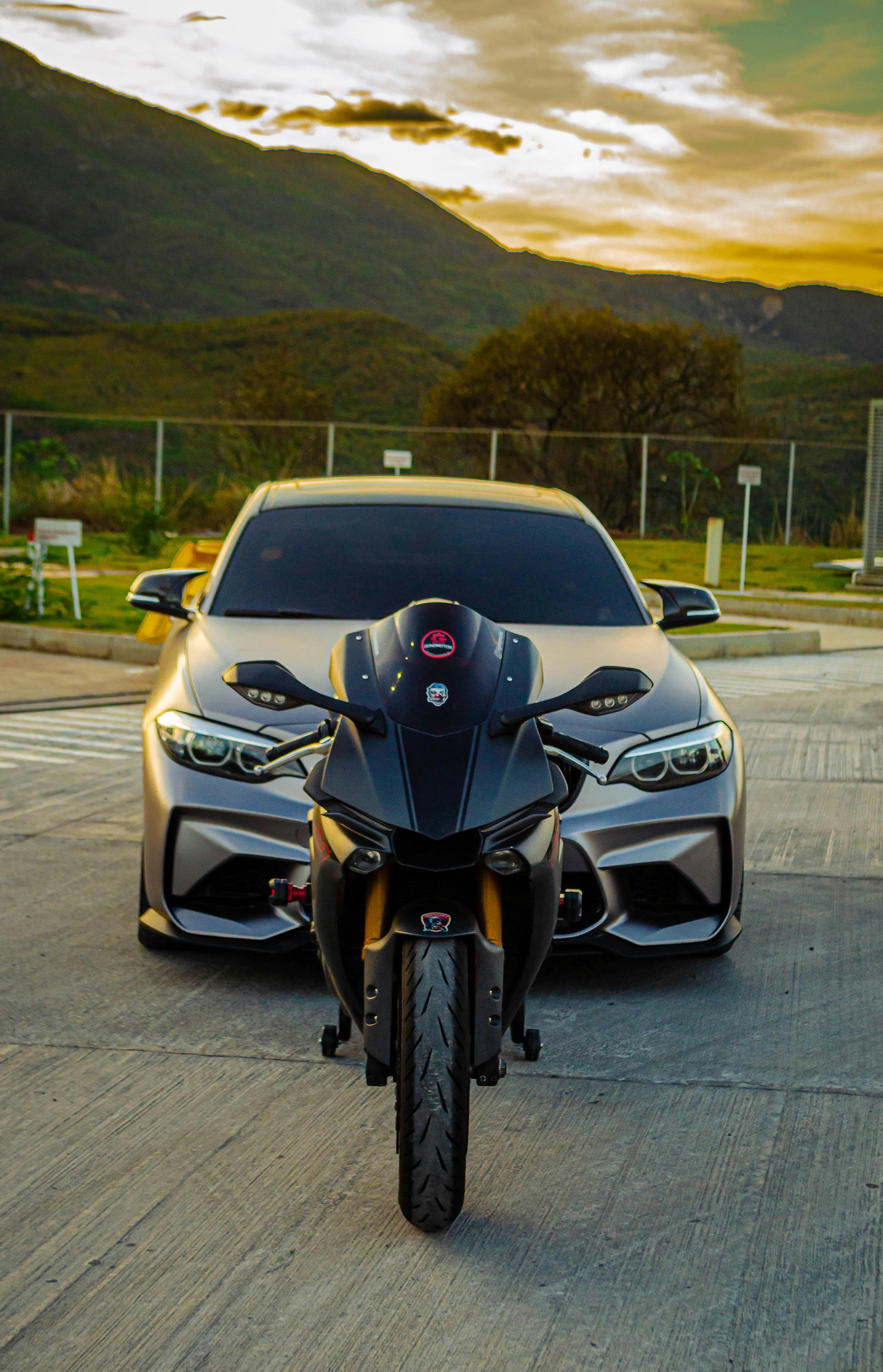 Bike and car wallpaper discount