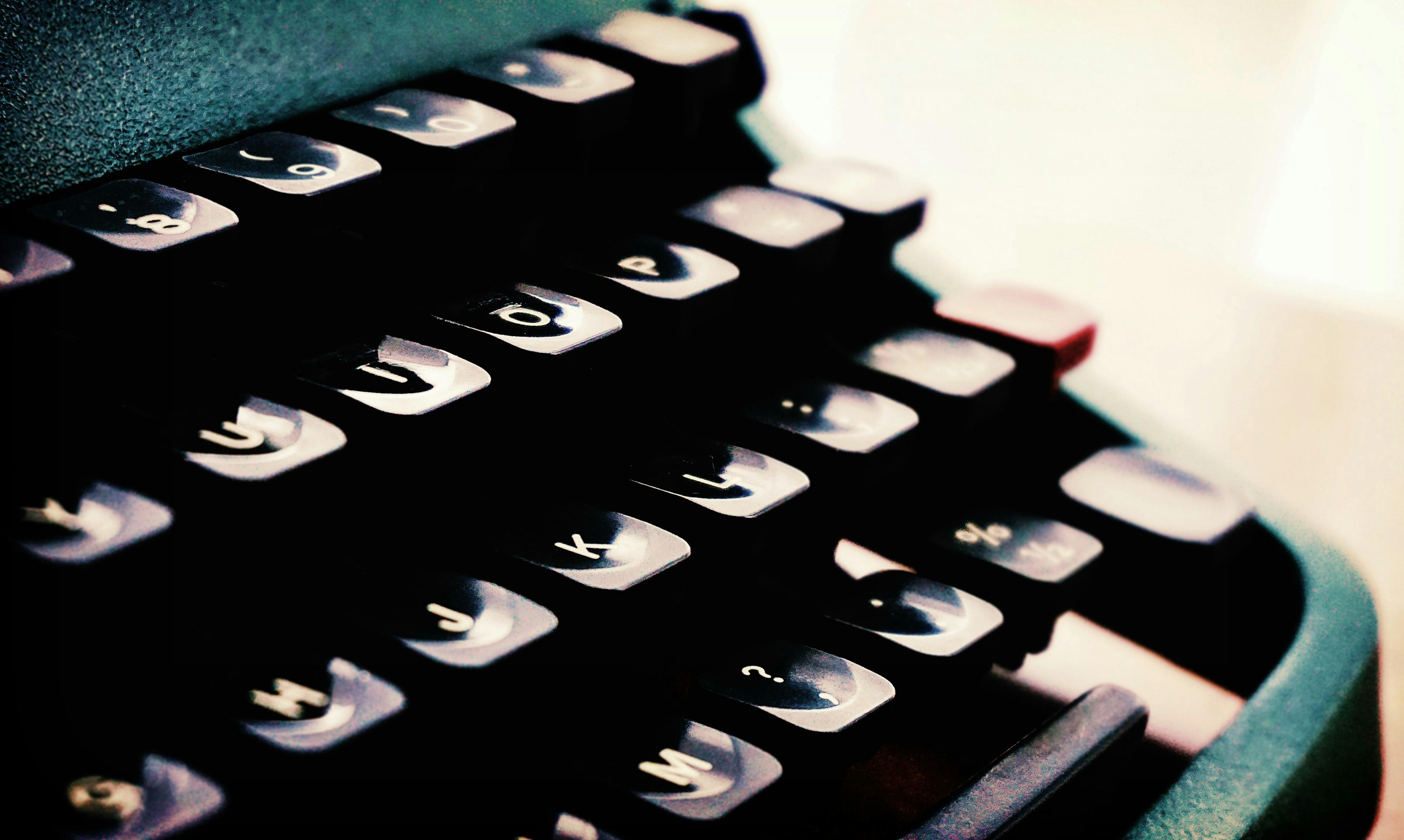 Free stock photo of typewriter, typing, vintage