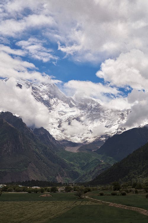 Clouds Above Mountain Valley 