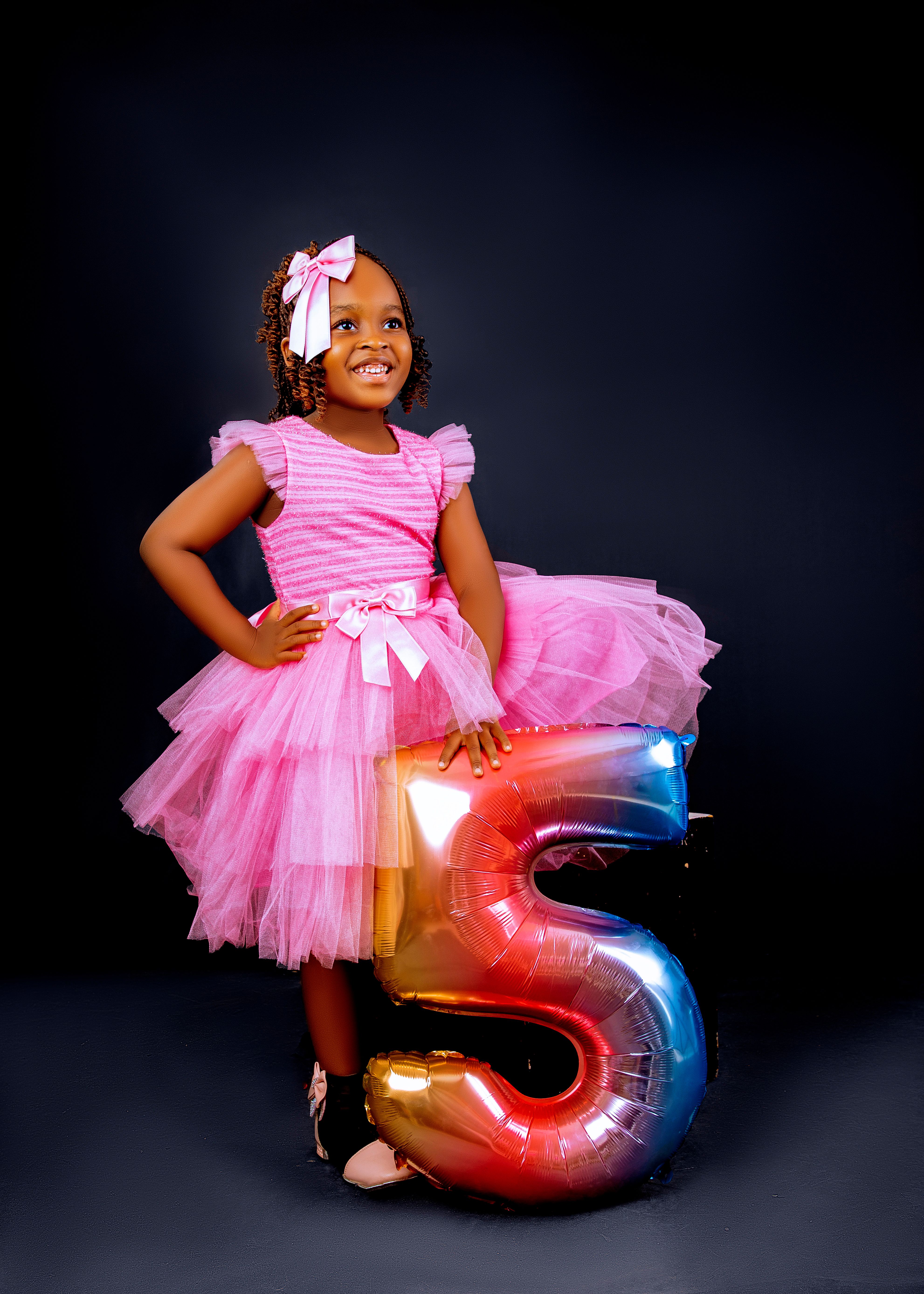 5t birthday dress Pink Lace Flower Girl Dress for Princess Kids 1st Birthday Party Gown   DreamyVow