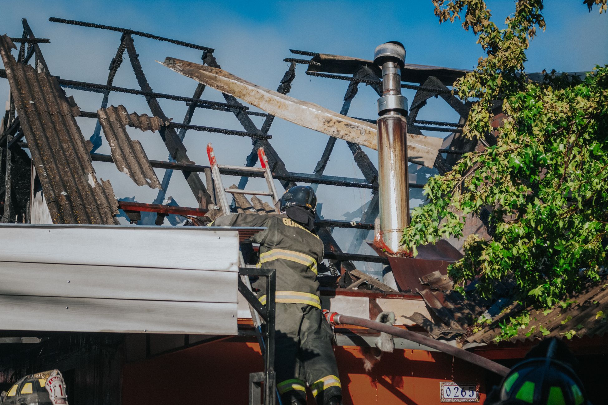 Grote schade aan woning na flinke brand in Oss