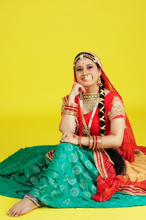 傳統, 印度女人, 垂直拍攝 的 免費圖庫相片