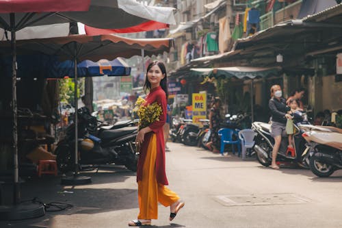 Fotos de stock gratuitas de ao dai, bonita, calle