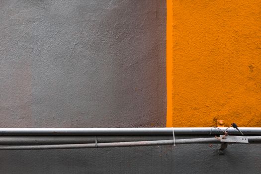 Gray Metal Pipe Beside Wall