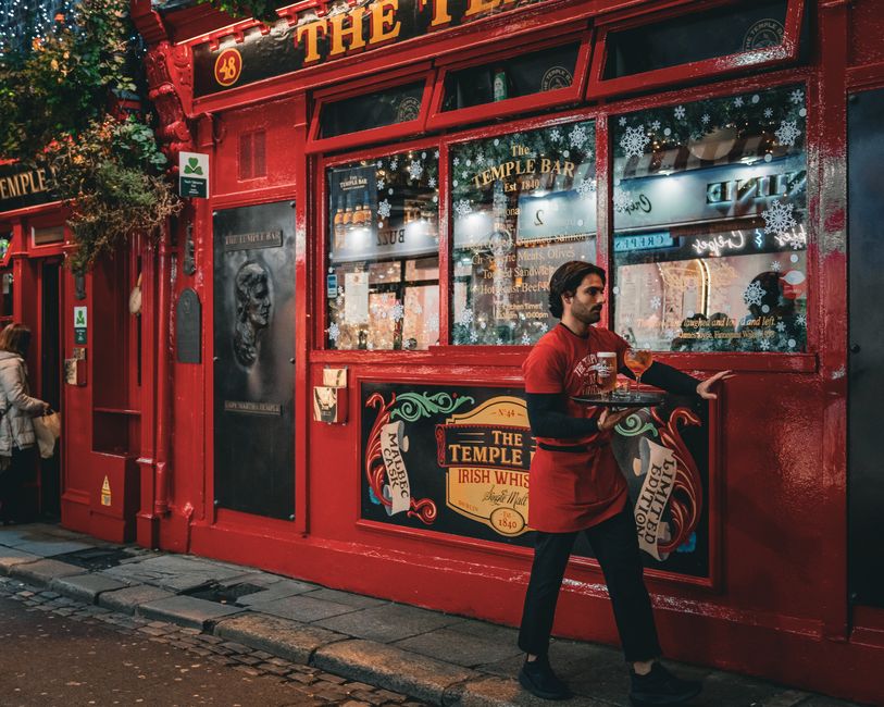 Magyar bulik a Temple Bar negyedben Dublinban – Irish stew traditional Dublin pub food
