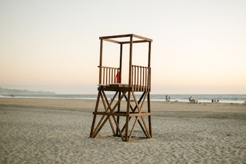 Immagine gratuita di alba, baja california, capanna del bagnino