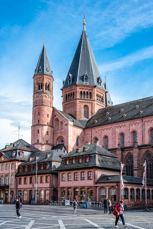 Immagine gratuita di architettura gotica, cattedrale di mainz, chiesa