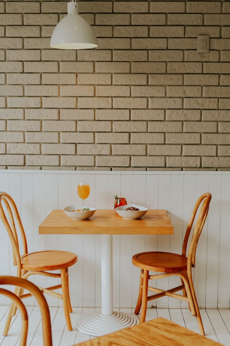 A Table In A Restaurant