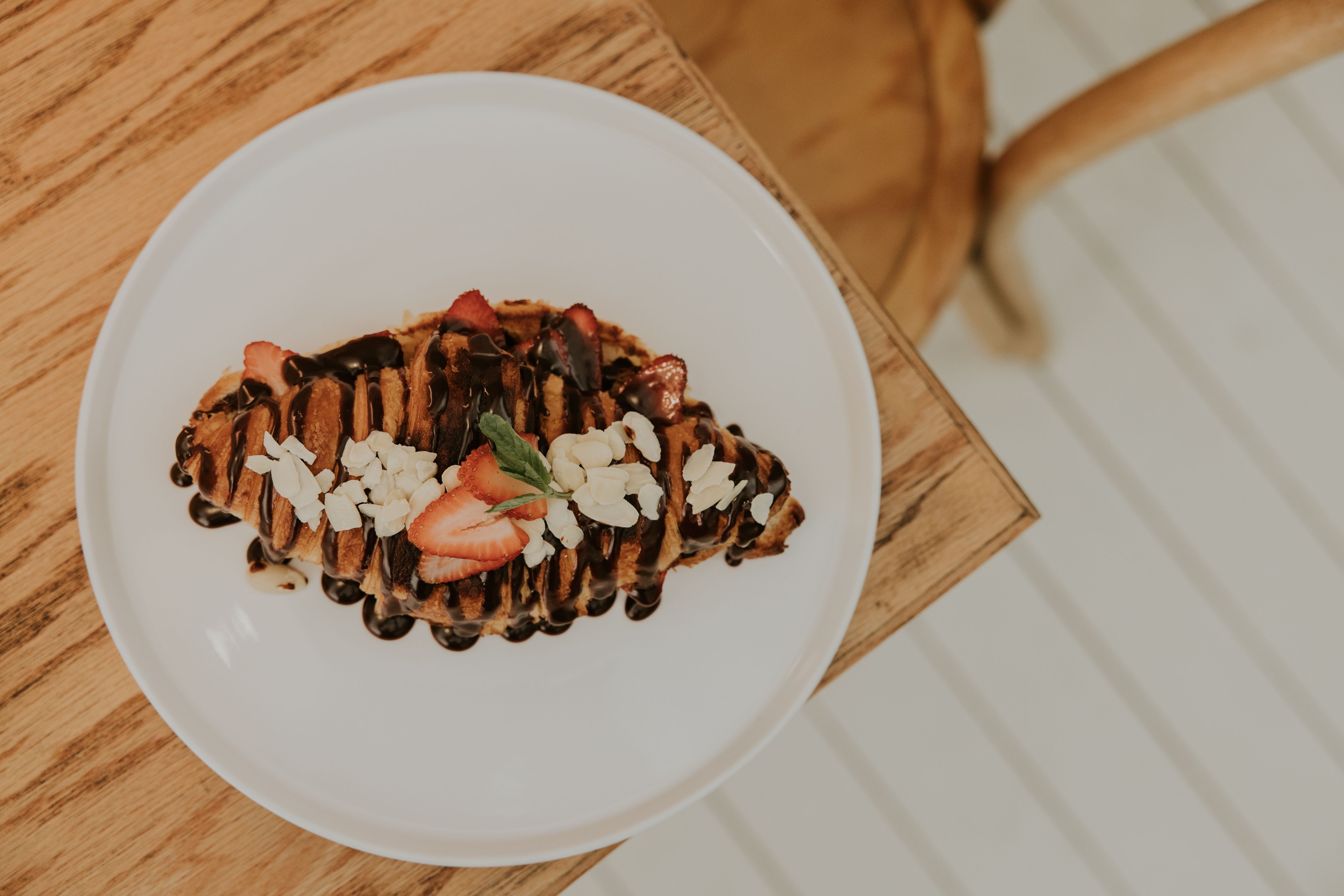 Spiced Bread Pudding and Toasted Nuts