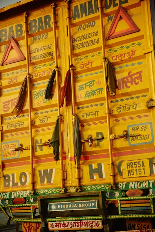 Free stock photo of hand painted, india, trucks