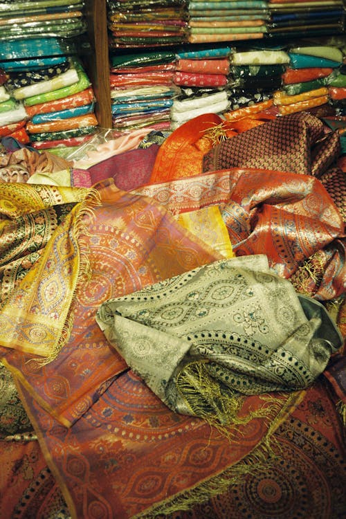 Fabrics in a Store 