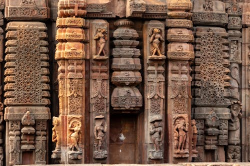 Wall in an Ancient Temple 