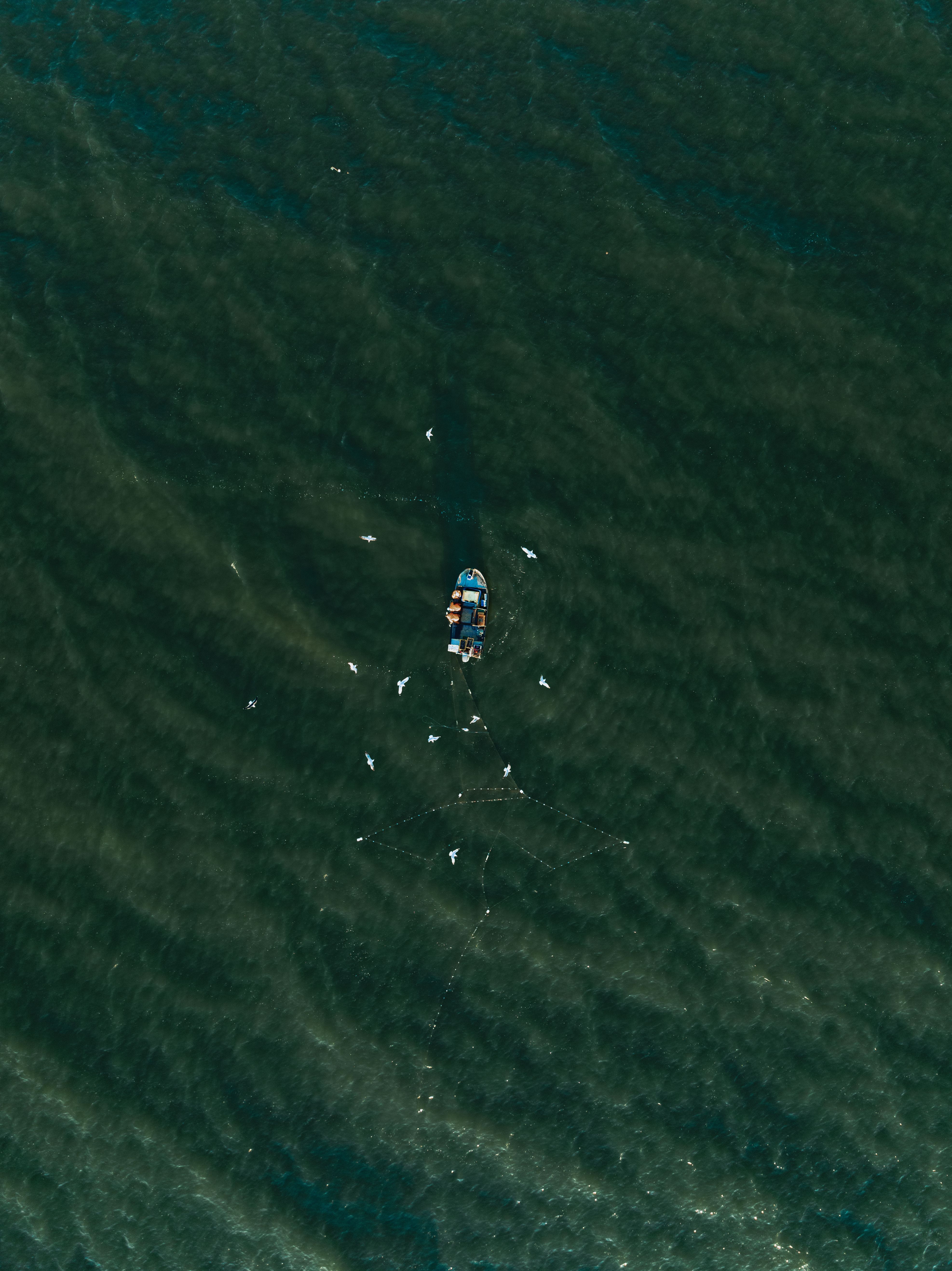 Birds Eye View of Fishing Boat · Free Stock Photo