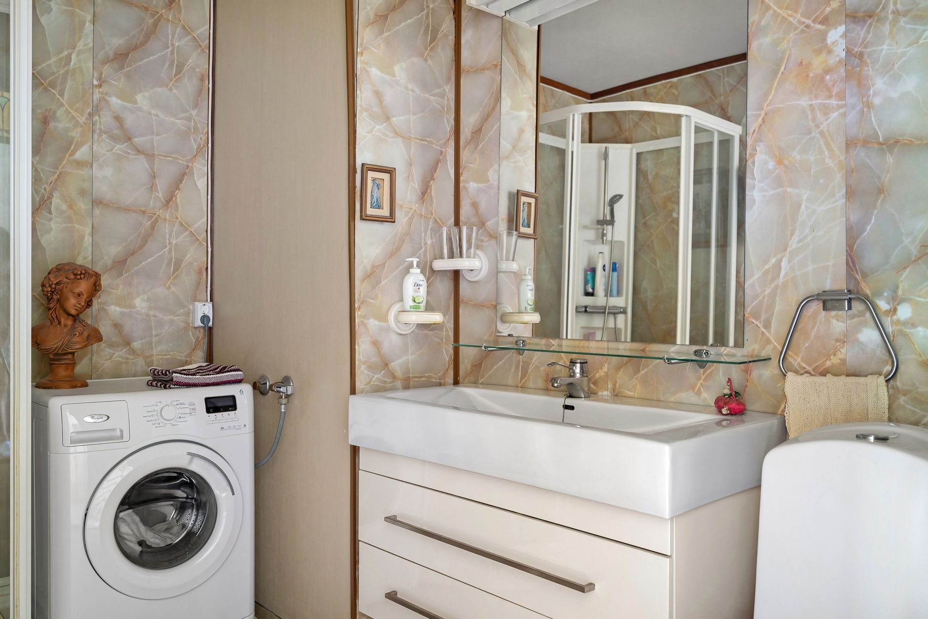 small marble wash basin Strategic Placement and Scale in Compact Lavatory Design