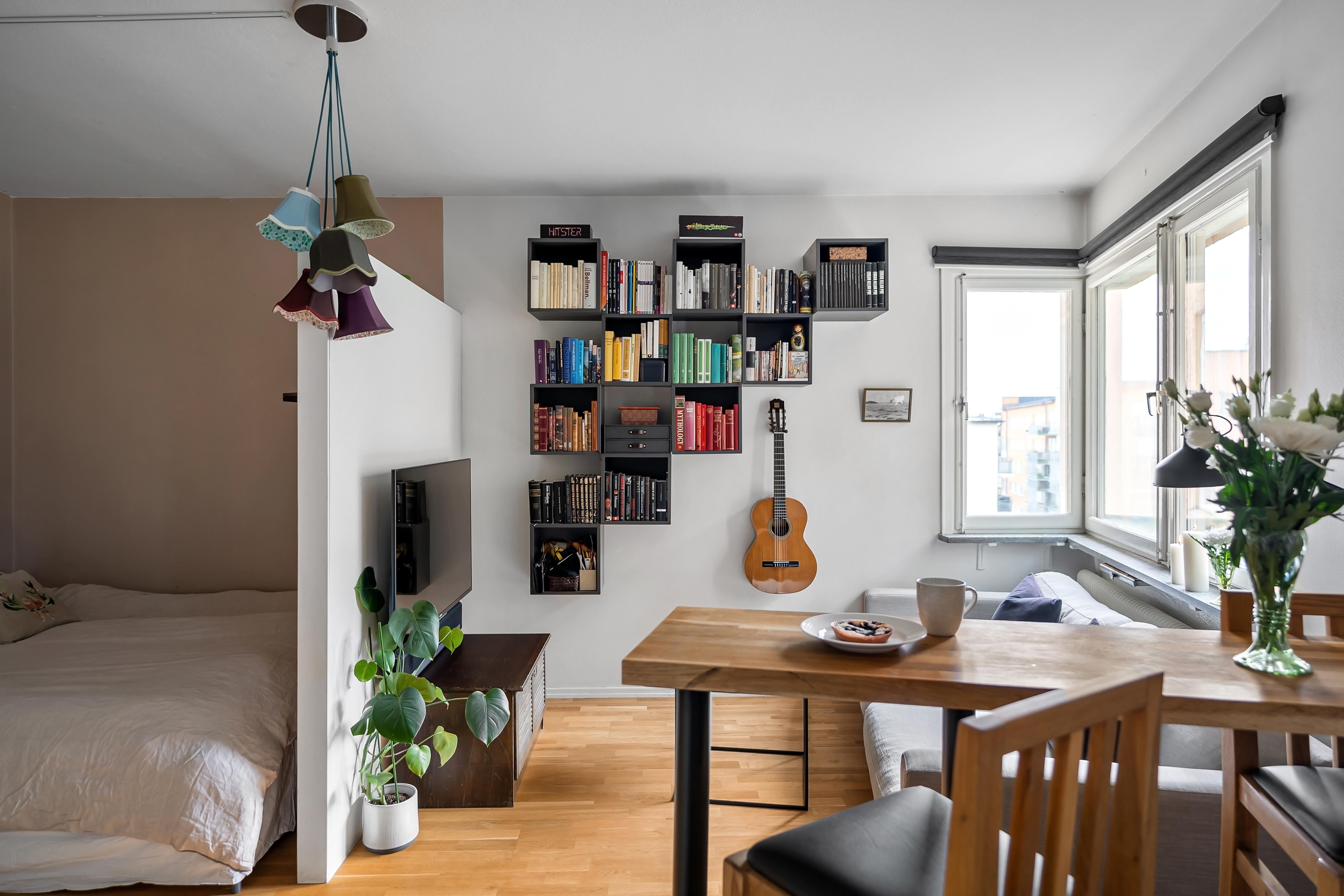 small apartment desk real home lifestyle photo 2
