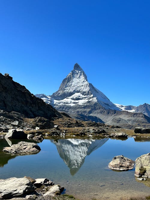 Photos gratuites de alpes, cervin, ciel bleu