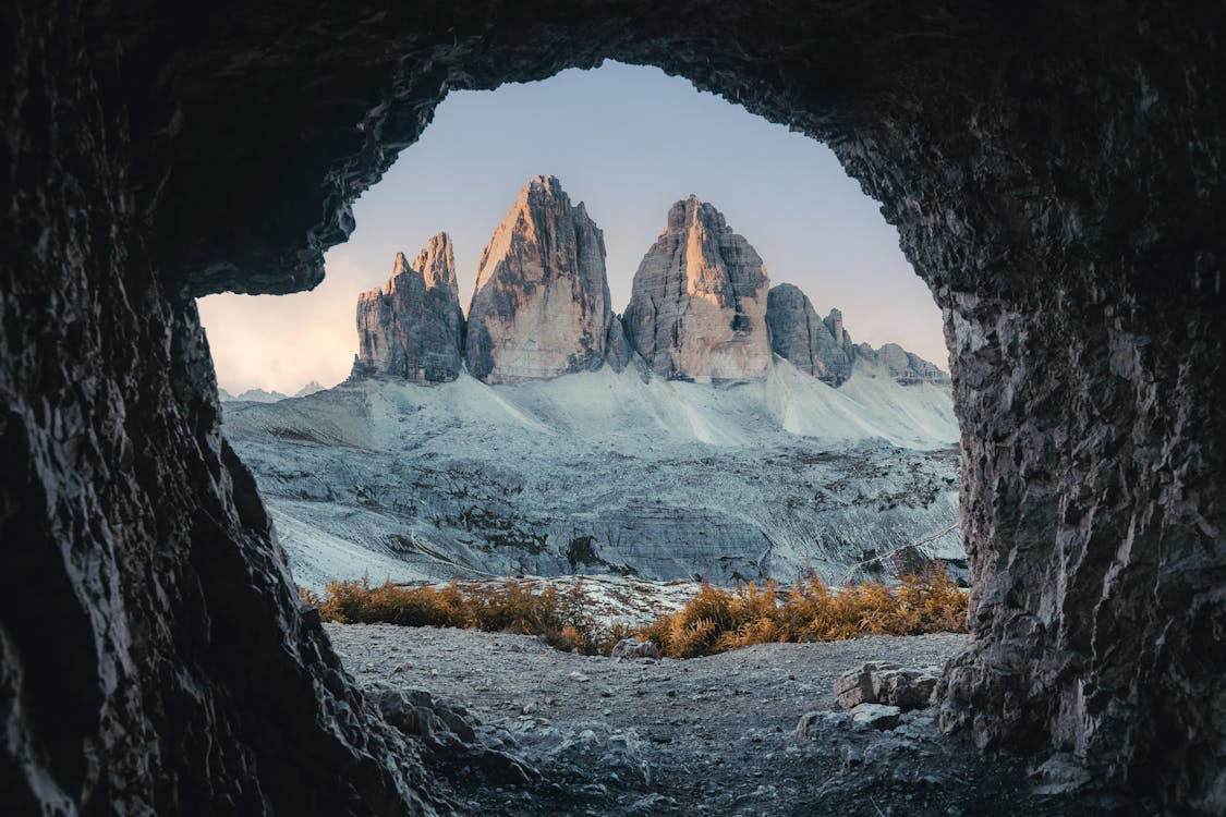 Kostenloses Stock Foto zu berge, dolomite, höhle