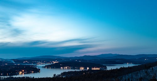 島嶼, 景觀, 村庄 的 免费素材图片