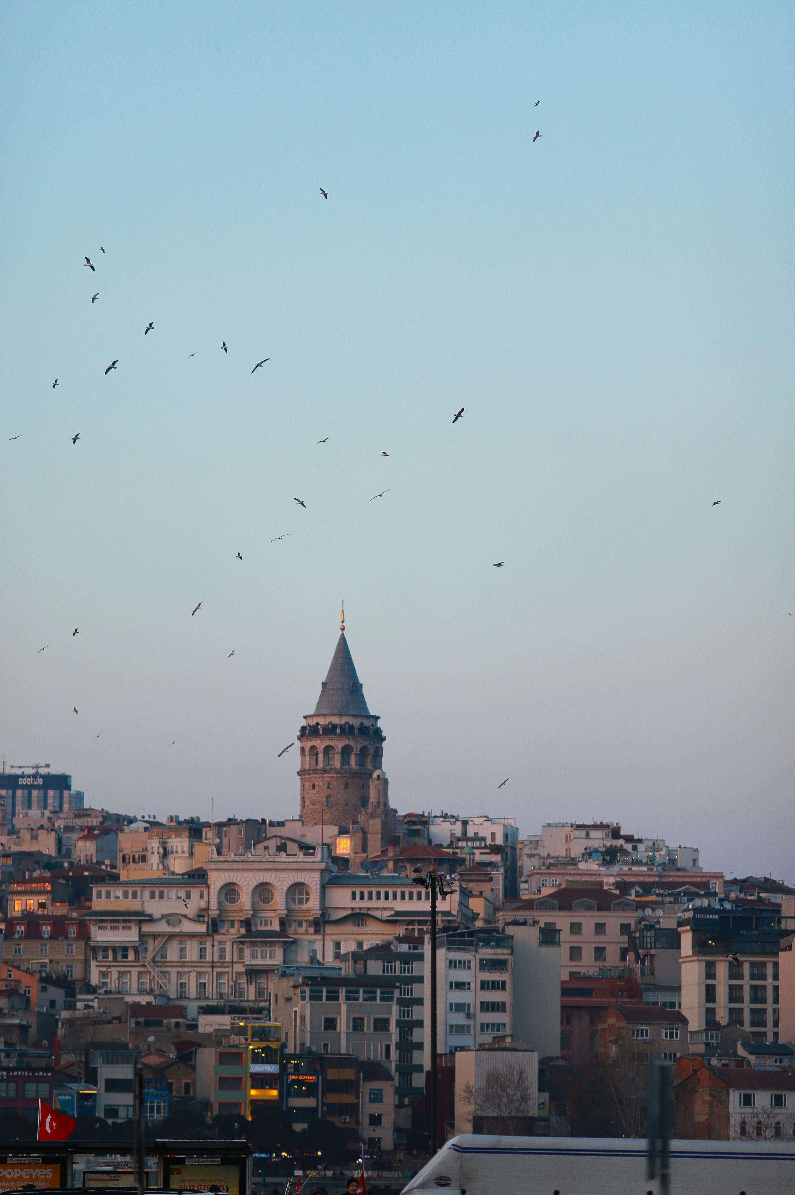 Gratuit La Tour De Galata Au Dessus Des Immeubles D'istanbul Photos
