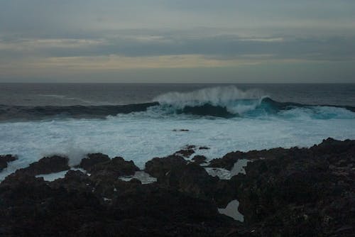 Rocks and Waves and Sea