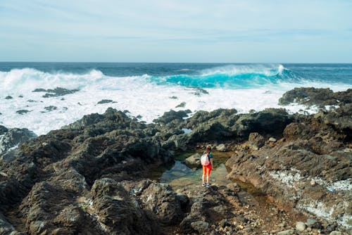 Rocks and Waves and Sea