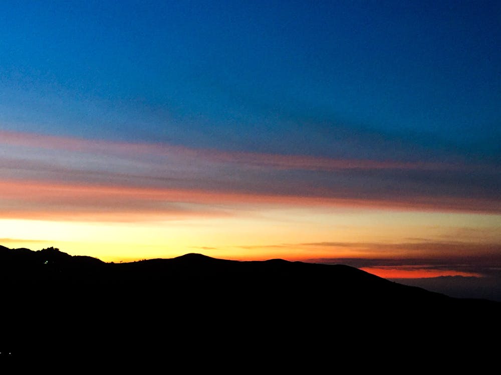 Free stock photo of evening sky, landscape, nature Stock Photo