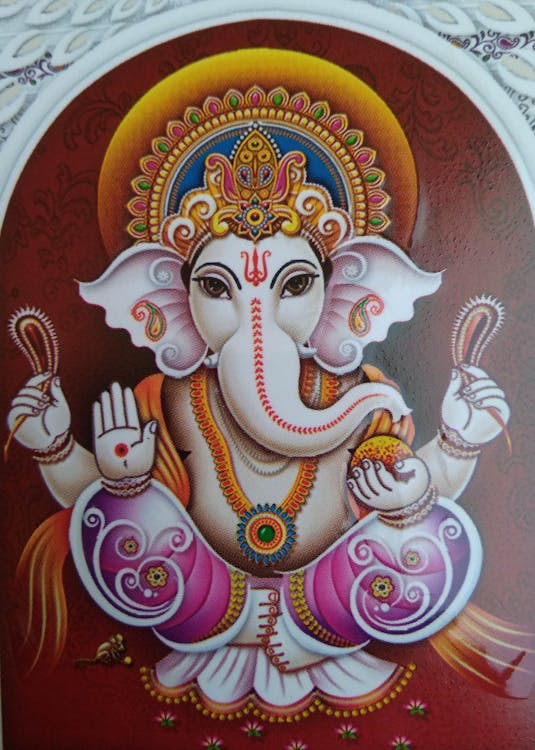 Kostenloses Foto Zum Thema Gott Mit Menschlicher Gestalt Und Elefantenkopf Hindu Mytho
