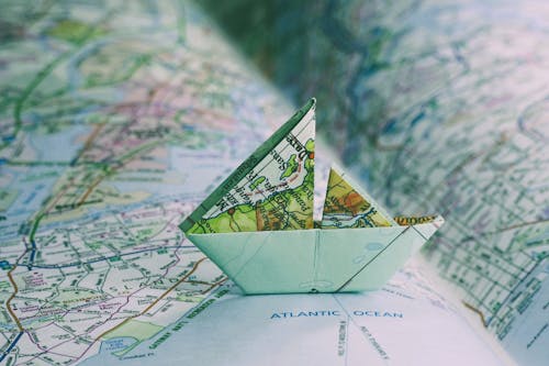 Kostnadsfri bild av atlas, båt, geografi