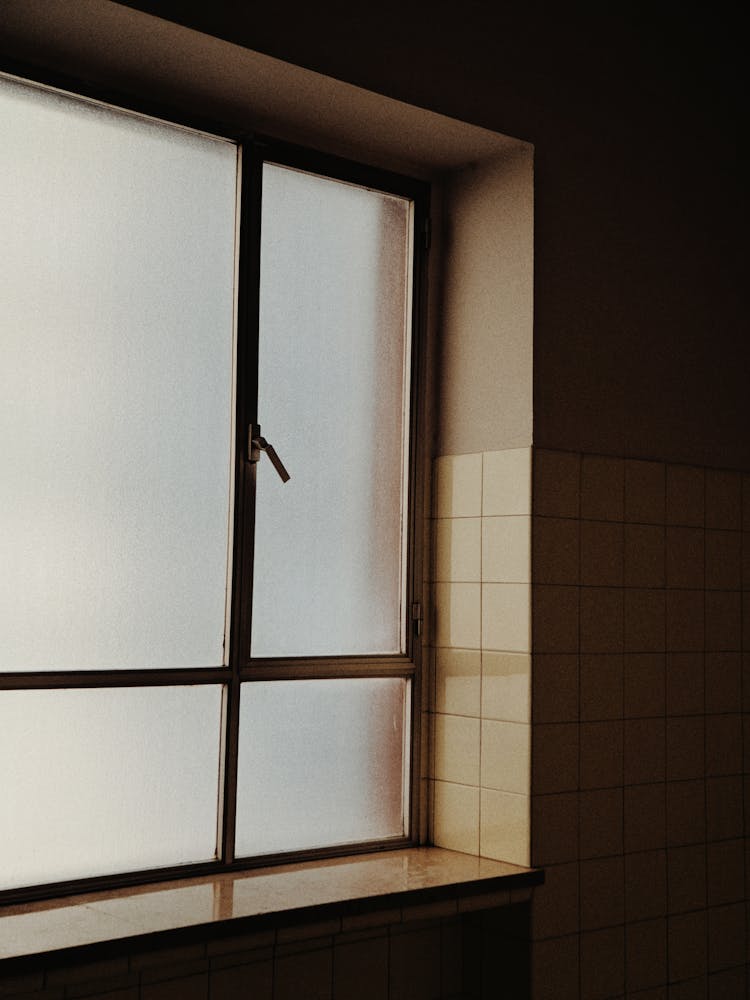 Photo Of Frosted Glass Window